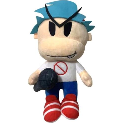 1pcs 20-25cm Friday Night Funkin Plush Toys Hot Game Spooky Month Skid and Pump Soft Stuffed Pillow For Birthday Halloween Gifts