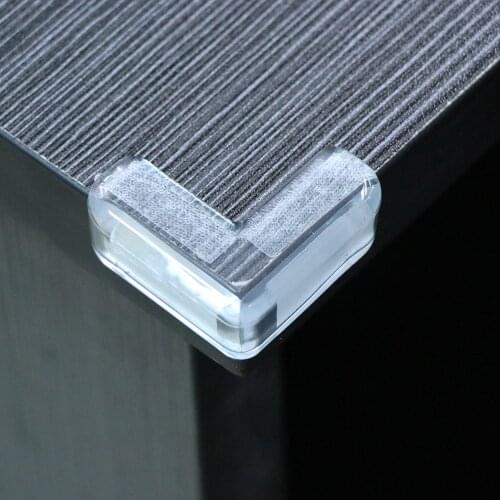 4Pcs/set Baby Safety L Shape Transparent Protector Cover Table Corner Guards Children Protection Furnitures Edge Corner Guards