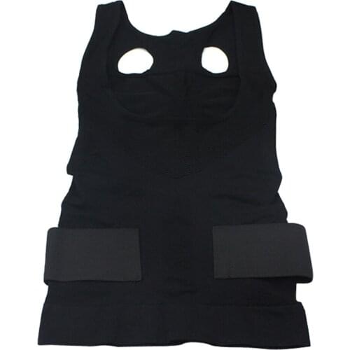 Body Shaper Tank Top Vest with Waist Trainer Belt Underbust Corset Vest