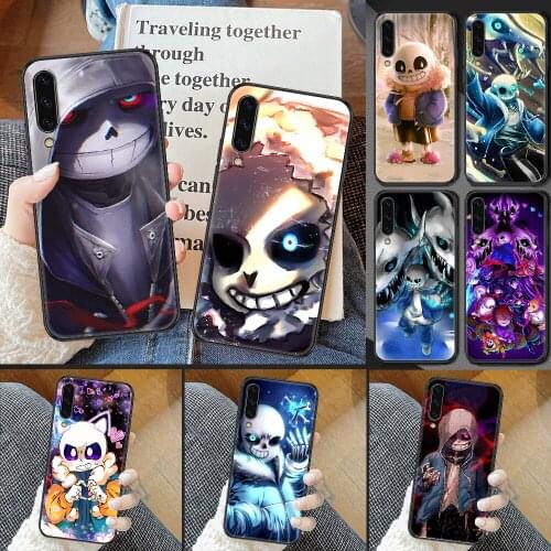 Undertale Sans game Phone case For Samsung Galaxy A 3 5 7 8 10 20 21 30 40 50 51 70 71 E S 2016 2018 4G black art Etui painting