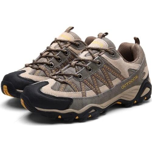 New Outdoor Professional Hiking Shoes For Men Women Mesh Breathable Trekking Sneakers Men Non-slip Rock Climbing Shoes Walking