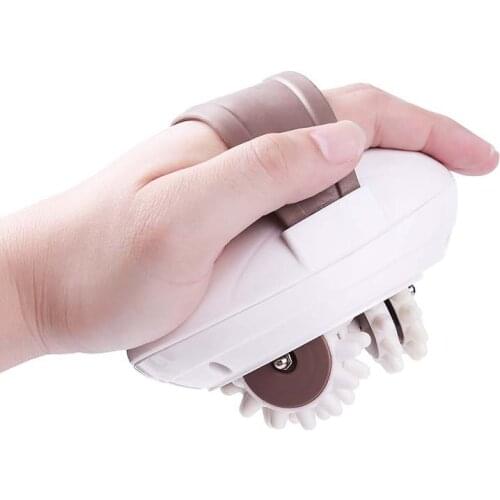 3D Electric Drum Massager Body Trimmer Roller Anti-cellulite Massaging Slimmer Device Fat Burner Spa Machine Loss Weight Tool