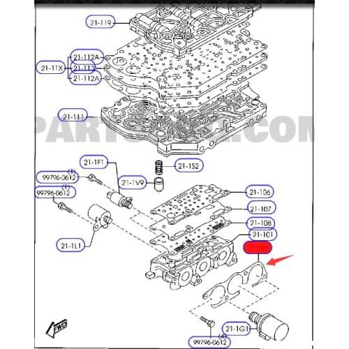 Gearbox solenoid valve bracket for Mazd a 3 OEM：FN01-21-095