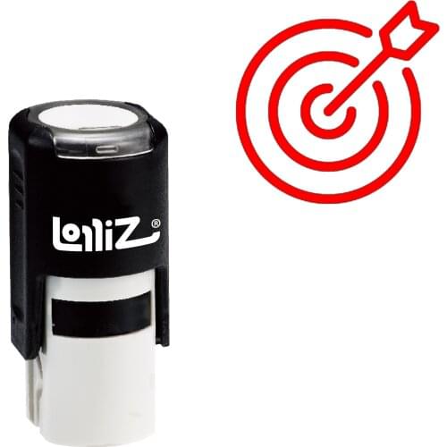 LolliZ Target Self-Inking Rubber Stamp - Modern Symbol Series