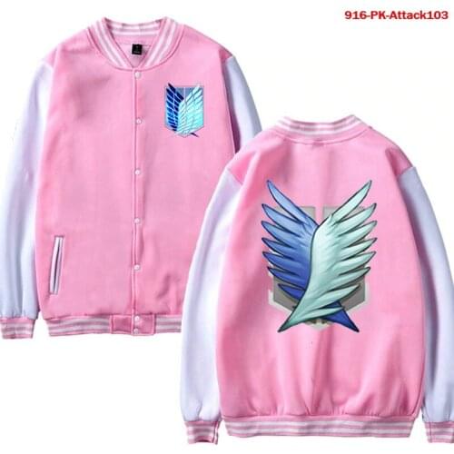 Attack on Titan Anime Men Baseball Jacket Autumn Winter New Uniform Fashion Casual Jacket Cosplay Attack on Titan Women Hooded