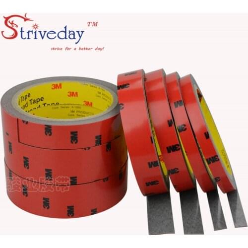3meters 3M5108 strong double sided rubber no trace foam double sideds adhesive Resistant high temperature car dedicated tape DIY