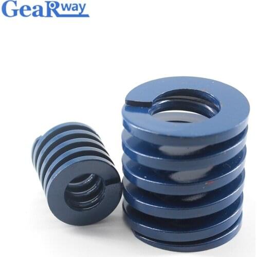 Gearway 48% Compression Ratio Die Spring Long TL60x60/60x65/60x70/60x95/60x100mm Blue Spiral Stamping Compression Die Spring