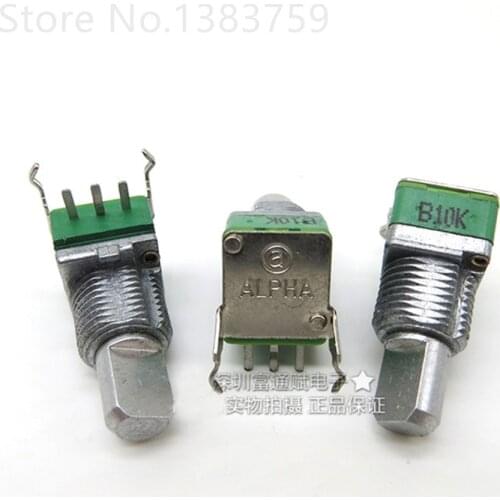 RD901F-B10K B20K B100K A250K 15MM half shaft Mono potentiometer