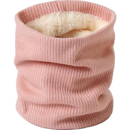 Winter Unisex Knitting Collar Loop Scarves Soft Warm Neck Rings for Women Lady Infinity Scarf High Elasticity Mans Mask Ring