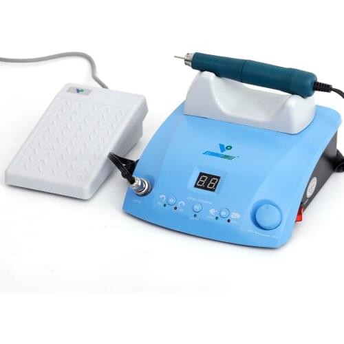 Dental Electric Brushless Micromotor QZ60 + 107 Double Lock, 50,000 RPM Polished Handpiece