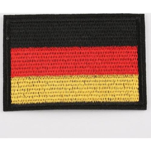 Clothing diy embroidery iron on patch deal with it Germany flag patches for clothes cartoon badge stickers fabric free shipping
