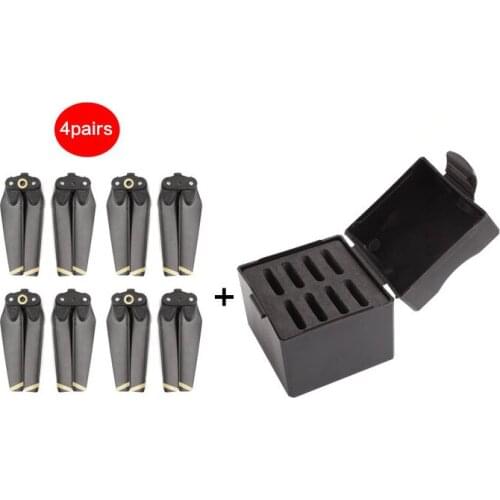4 Pairs 4730F Propellers Quick-release Props + Propeller Storage Box for DJI SPARK