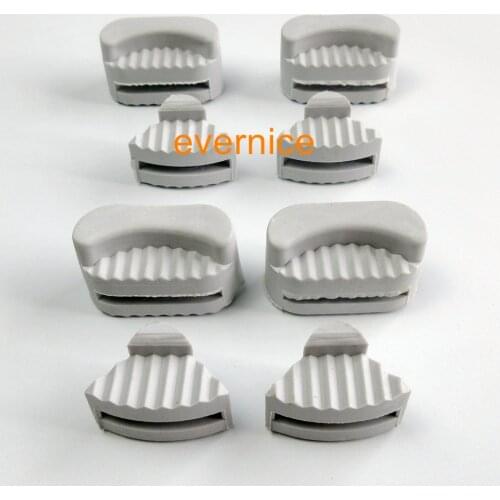 8 Pcs Rubber Corner Mounts Cushions For Industrial Sewing Machine Sump/Oil Pans