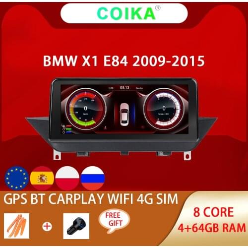 8 Core Android 10 System Car Radio For BMW X1 E84 2009-2015 WIFI SIM 4+64GB Carplay Auto Multimedia Player GPS Navi Streo