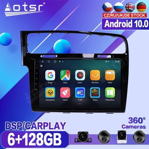 For Volkswagen Golf 2014 2015 2016 - 2018 Car DVD Multimedia Player Recorder Stereo Android Radio GPS Audio Navigaiton Head Unit