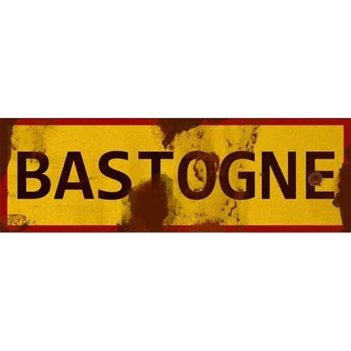 Bastogne Battle of The Bulge Sign Motorcycle Surfboard Car Stickers Personality Decal Anime Graphics Cover Scratches Waterproof