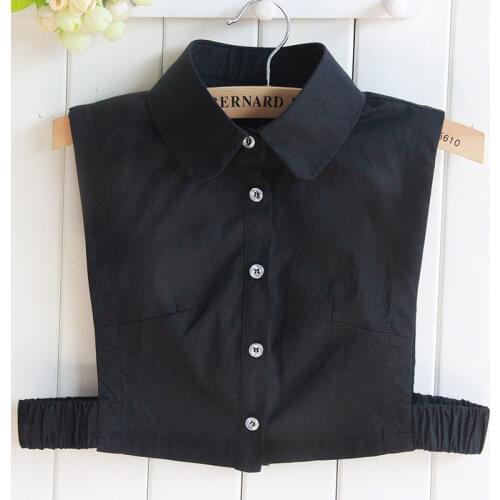 Fake Shirt Fake Collar Keep Vest Detachable Collars Cotton Lapel False Cuello fal Kraagje Nep Dames Vest Blouse cotton Camisa