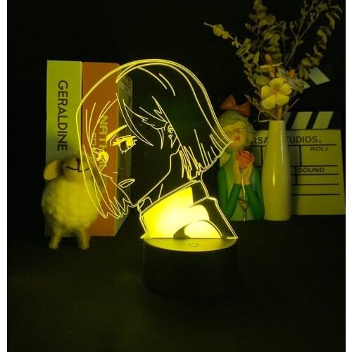 Japanese Anime Figure Nobara Kugisaki Light Jujutsu Kaisen 3D Led Night Light Otaku Birthday Gift Manga Art Color Changing Lamp