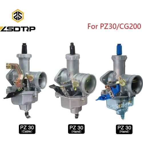 3 PZ30 30mm Carburetor Accelerating Pump Racing For 200cc 250cc Cable Choke Dirt Bike ATV Quad
