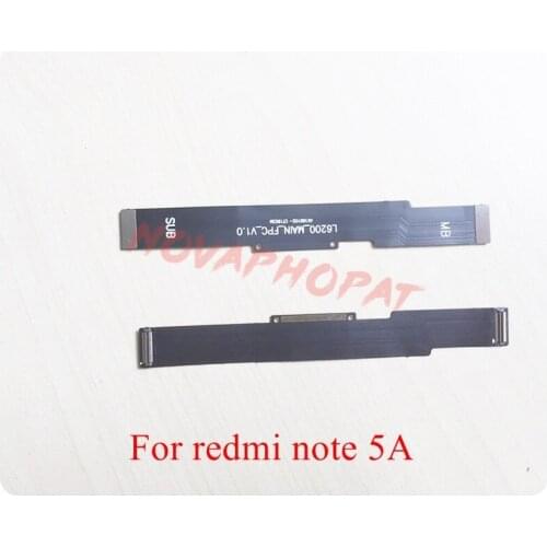 Novaphopat Mainboard Flex For Redmi Note 5A Motherboard Connect LCD Flex Cable Ribbon + Tracking