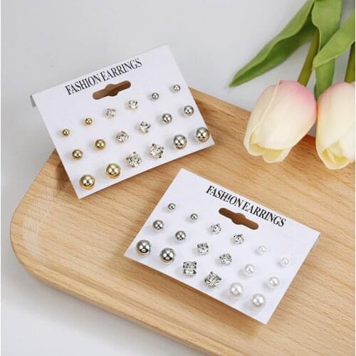 Fashion Accessories Suit Earrings Studs Earrings Party Favors Jewelry Gifts Girlfriend for Birthday Presents