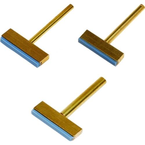 3pcs/lot 30W / 40W / 60W Copper T Soldering Iron Tips with Hot Press for LCD Screen Flex Cable Chip Repair Tools