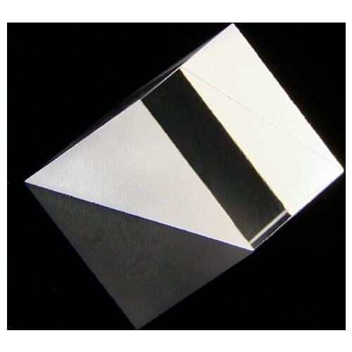 Optical clear triangular glass lens prism Dielectric coated for science experiments teaching light spectrum physics