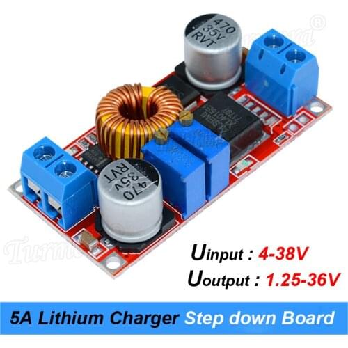 Original XL4015 5A DC to DC CC CV Lithium Battery Step down Charging Board Led Power Converter Lithium Charger Module Turmera JY