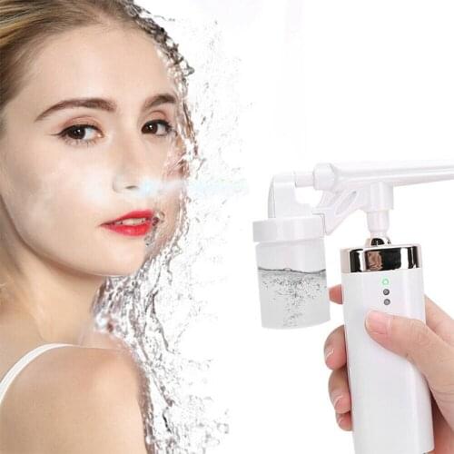 Portable Mini 50ML USB Sauna Facial Steamer Hydrating MoisturIzing Airbrush Face Steamer Machine Nano Mist Sprayer Spa Travel