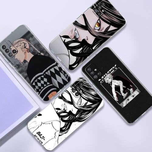 Transparent Case for Samsung Galaxy A51 A71 A21s A31 A12 A32 A11 A72 A52 5G Soft Back Smartphone Cover Tokyo Revengers Comics