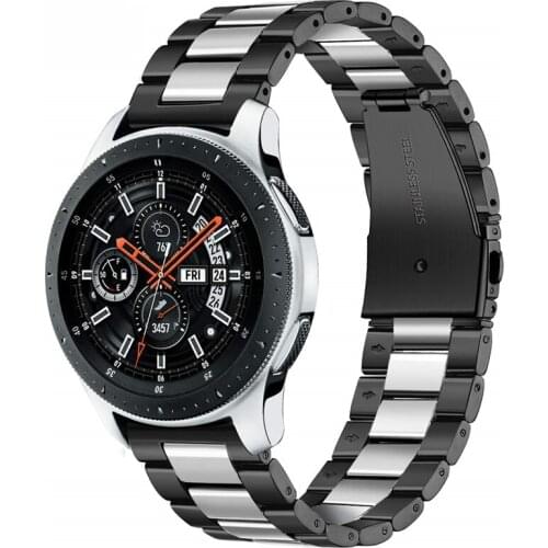 22mm pins wristbands Galaxy Watch 46mm/Gear S3 Band Solid Stainless Steel Metal Strap for Samsung Gear S3 Classic Frontier