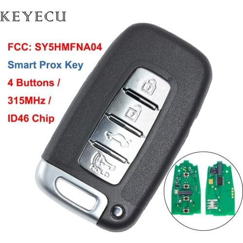 Keyecu Prox Smart Key 4 Buttons 315MHz ID46 Chip for Kia Optima SX EX LX Hybrid 2011 2012 2013 2014 Remote Key, SY5HMFNA04