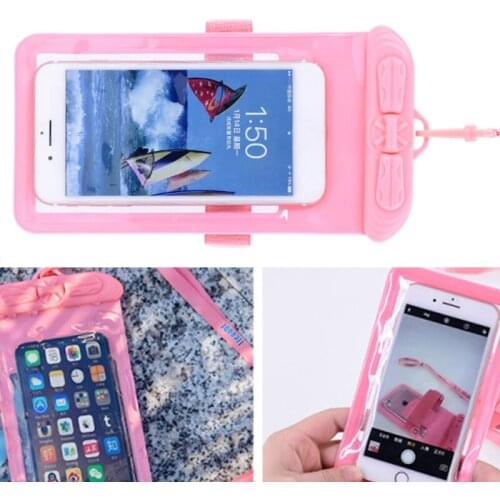 Universal Waterproof Phone Case Floating Waterproof Cellphone Pouch Underwater Dry Bag for Most Mobile Phones