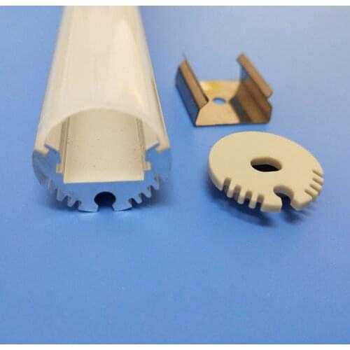 Free Shipping Round Pendant Light Aluminum Led Profile 1m/pcs 10m/lot pc cover and end caps and clips are included