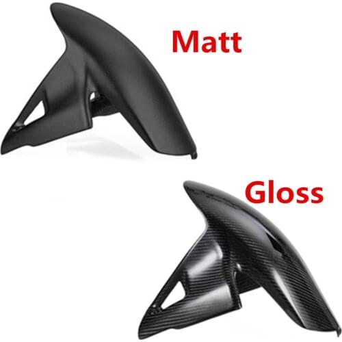 100% Carbon Fiber Front Fender Mudguard Hugger Twill Weaver Matt/Gloss Motorcycle Accessories For Ducati Panigale V4 2018 2019