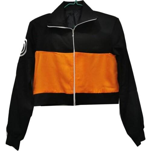 2020 Naruto Uzumaki Naruto Female Dress Sex Reversion Christmas Party Halloween Uniform Outfit Cosplay Costume Only Overcoat