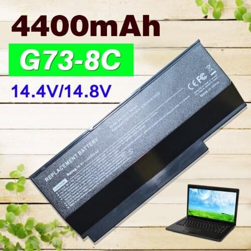 4400mAh 8 cells 11.1v laptop battery for ASUS VX7 A42-G73 G73S G53 G53J G53S G53SX G73 G73G G73J G73JH G73JW G53SW 90-NY81B1000Y