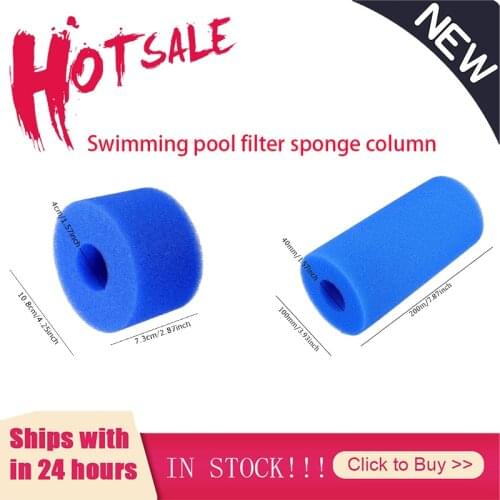 5pcs Swimming Pool 10cmx20cm Foam Filter Sponge Reusable Biofoam Cleaner Filter Foam Sponges Tools Swimming Accessories