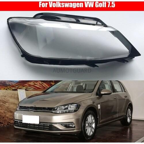 Car Headlight Lens For Volkswagen VW Golf 7.5 Transparent Car Headlight Headlamp Lens Auto Shell Cover