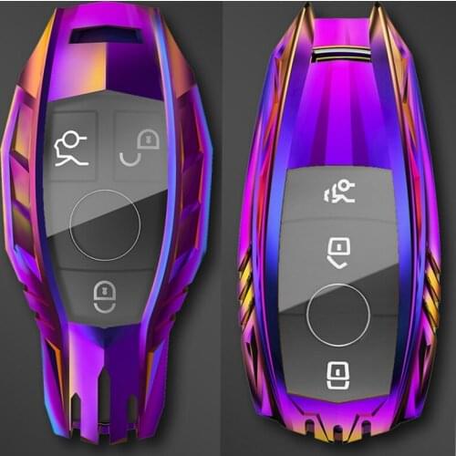 For Mercedes Benz AMG Key Case Cover for A/B/C/V Class CLA 2017 GLA E300L Vito W204 W205 W212 Armor Key Shell Protector