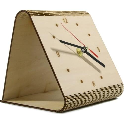 The Flex Time Clock DIY Simple Desk Clock Modern Bedside Table Wooden Clock Personality Table Decorative