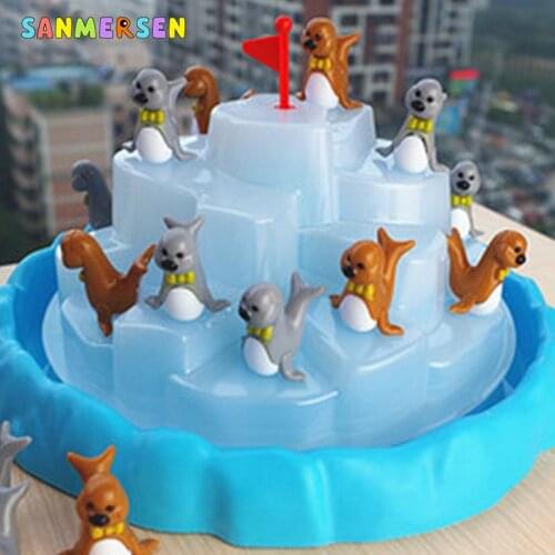 Game Room Hobbies Board Game for Children Funny Seals Table Games Puzzles Board Toys Family Office Party Games for Boys Girls