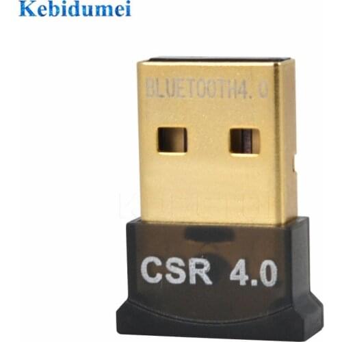 Kebidumei Bluetooth 4.0 Adapter Dongle USB 2.0 Wireless EDR Adaptor with 3Mbps for Laptop Notebook Tablet Computer Newest