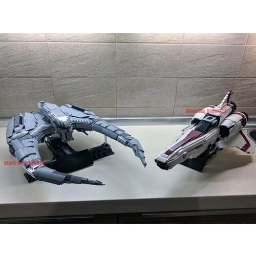 New 3253PCS Star Space Wars Battlestar Galactica Colonial Viper MKII UCS Cylon Raider Building Block Brick Toy Kid Gift