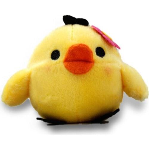 10PCS 10cm Chick Soft Toy Car Bag Decoration Plush Mini Pendant Keychain Doll Ring Soft Toy