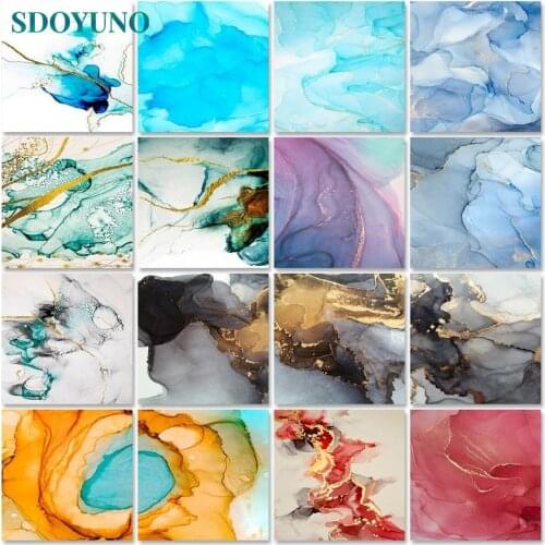 SDOYUNO Oil Paint By Numbers Kits Painting By Numbers On Canvas Frameless 60x75cm Draw Painting DIY Watercolor Home Decor