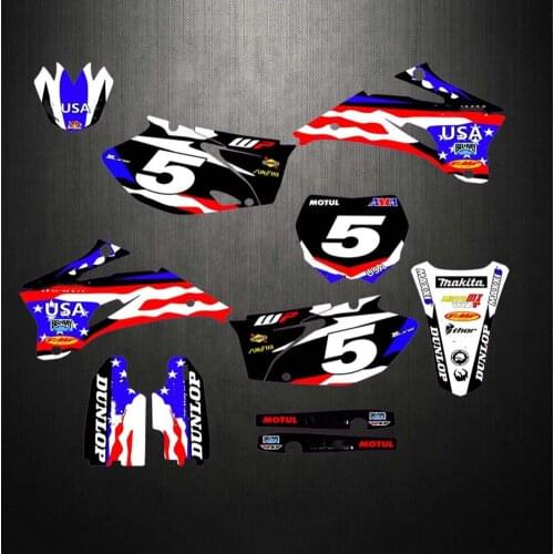 YZF250/450 2009-06 Motorcycle 3M Decals Stickers Backgrounds Graphics For YAMAHA YZF250 YZ250F YZF450 YZ450F 2006 2007 2008 2009