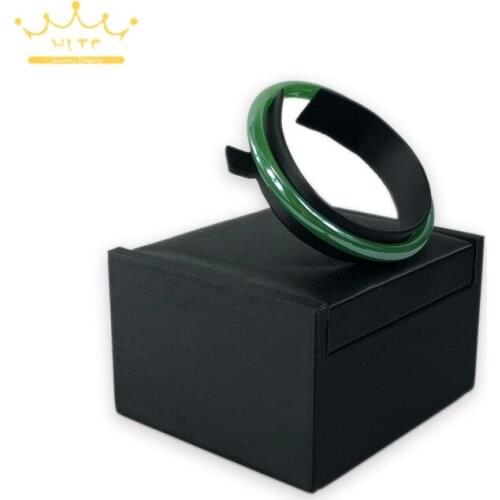 Black PU Leather Bracelet Stand Jewelry Display Holder Bangle Jewellry Countertop Showcase Window Display Exhibition