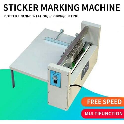 Self-adhesive marking machine 400 rolling cutting machine speed regulating machine creasing machine dotted line machine cutting