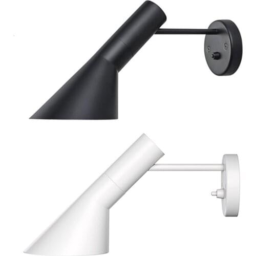 Nordic Lamp LED Wall Lamp Art Design Black White Sconce Replica Lamp Living Room Hanging Lamp Wall Light Bedroom Indoor Lighting